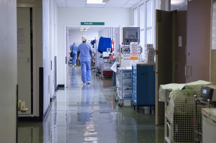 Nearly 1 in 5 UK emergency department patients cared for in corridors/waiting rooms