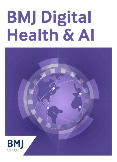 Image of BMJ Digital Health front cover
